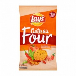 Lay’s Chips Cuites au Four Saveur Épicée Tomates & Herbes 130g (lot de 6)