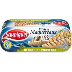 Saupiquet Filets de Maquereaux Grillés aux Herbes de Provence 120g
