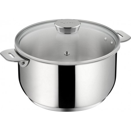 LAGOSTINA Casserole Salvaspazio+ inox non revetu 18cm