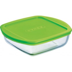 PYREX Plat au four Plat carre + couvercle 1L