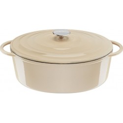 TEFAL Cocotte Fonte LOV faitout 34cm beige