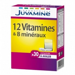 Juvamine 12 Vitamines & 8 Minéraux (lot de 2)