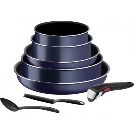 TEFAL Batterie de cuisine Ingenio Easy Cook N Clean 8 pcs L1579802