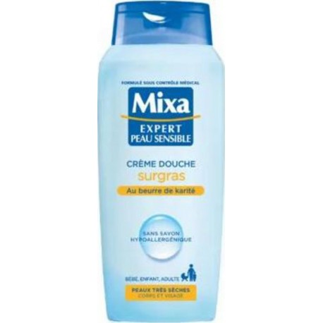 MIXA Crème Douche Surgras Bébé Enfant Adulte 400ml