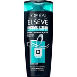 L’Oréal Paris Elseve Homme Arginine Resist Shampooing Renforçateur Cheveux Fragiilisés Tendance à Tomber 250ml (lot de 4)