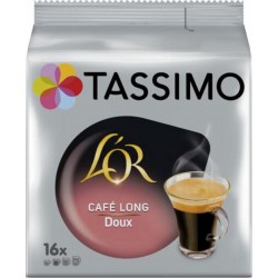 Tassimo Dosettes L'Or Café long doux x16 89g