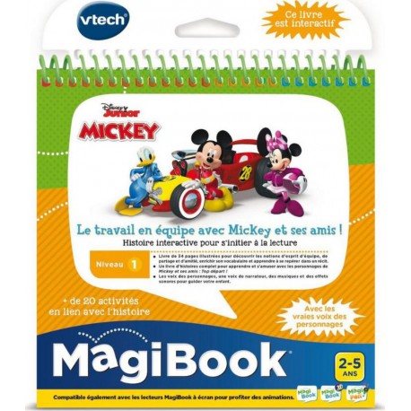 VTECH Magibook Le travail en équipe avec Mickey et ses amis !