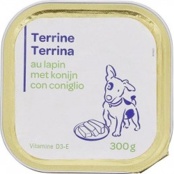 Le moins cher Terrine au lapin pour chien 300g