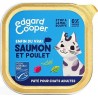 EDGARD & COOPER Pâté pour chat adulte au saumon et au poulet 85g