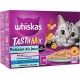 Whiskas Tasty mix sachets fraîcheur poisson du jour en sauce pour chat adulte 4 variétés x 12 12 x 85g