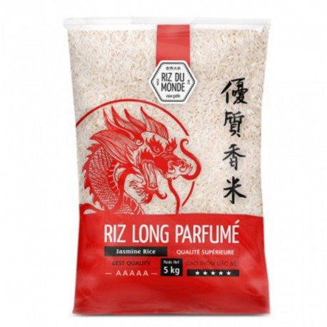 Riz du Monde Riz Long Parfumé Qualité Supérieure 5Kg (lot de 2)