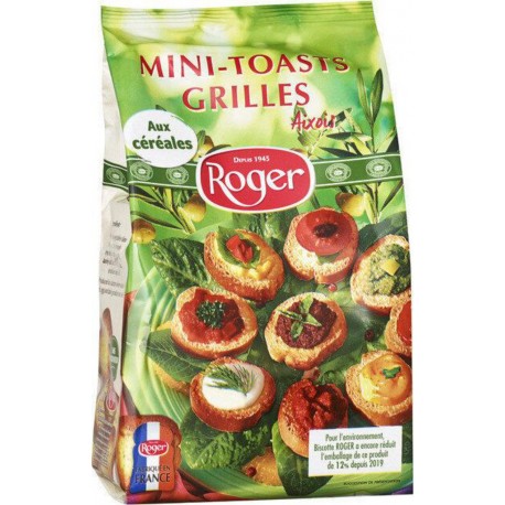 Roger Mini toasts Aixois grillés 150g