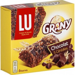 LU Grany Chocolat 5 Céréales 125g (lot de 6)