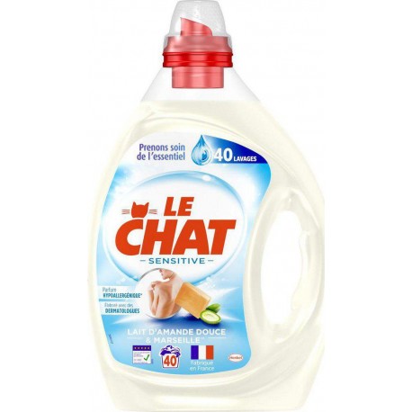 Le Chat Lessive liquide Sensitive Marseille 2L (lot de 2)