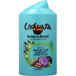 Ushuaïa Bahia Do Brasil Gelée de Douche à l'Extrait de Fève de Café Tonifiante & Baies d'Açaï 250ml