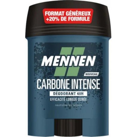 MENNEN Déodorant Anti-transpirant 48h Carbone Intense 60ml