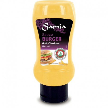 Samia Sauce Halal Burger Goût Classique 350ml (lot de 4)