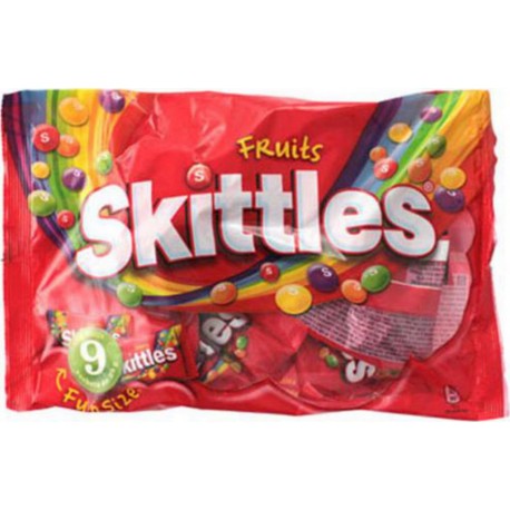 Skittles Fruits Original x9 minis sachets individuels 252g