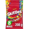 Skittles Fruits Original x8 minis sachets individuels 208g (lot de 2)