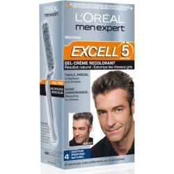 L'Oréal MEN EXPERT EXCELL 5 COLORATION Châtain Profond Naturel 4