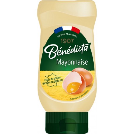 Benedicta Mayonnaise nature 400g (lot de 3)