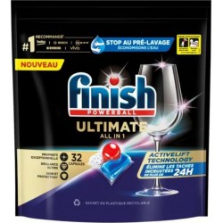 Finish Capsules lave-vaiselle Ultimate all-in-1 x32 412.8g
