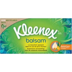 KLEENEX MOUCHOIRS BALAM BLANC X64 boîte 64