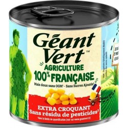 Géant Vert mais ultra croquant sans sucre ajouté 1/2 300g