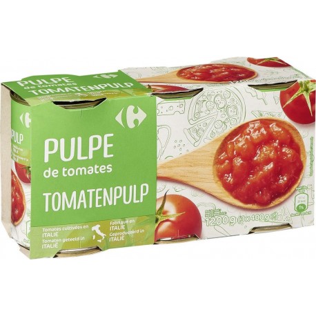 Carrefour PULPE DE TOMATE 3X400g