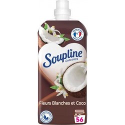 SOUPLINE Adoucissant Concentré Fraîcheur Parfumée Noix De Coco 1,2L