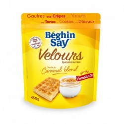 Béghin Say Velours Spécialité Sucrière Touche de Caramel Blond 450g (lot de 6)