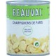 Beauval Champignons de Paris 1er Choix 115g (carton de 12)