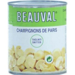 Beauval Champignons de Paris 1er Choix 115g (carton de 12)
