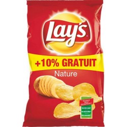 Lay's Lay’s Chips Nature + 10% Gratuit 330g (lot de 6)