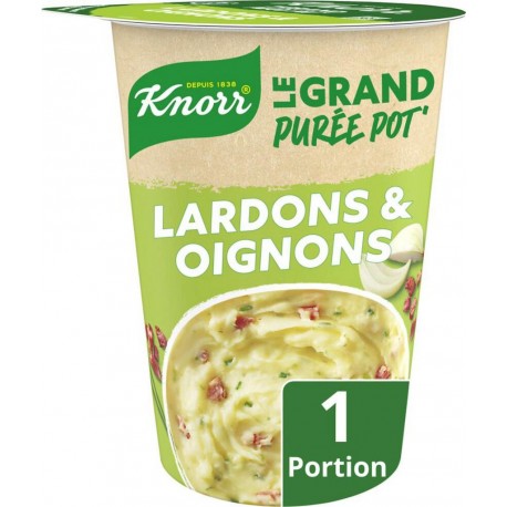 KNORR purée lardons et oignons 76g