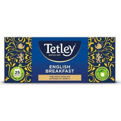 TETLEY Thé english breakfast x 25 sachets 50g