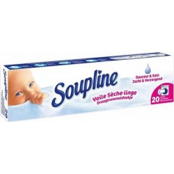 Soupline Voile Sèche-Linge Douceur & Soin x20 64g