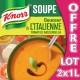 Knorr Soupe Tomates Mozzarella Douceur à l'italienne 2x1L