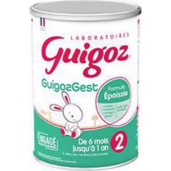 Guigoz GuigozGest 2 - Lait de suite en poudre pour nourrissons de 6 mois à 1 an 830g