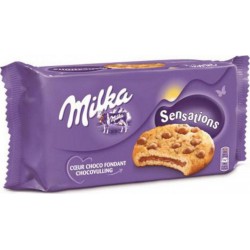 Milka Cookies Sensations Coeur Choco Fondant 182g (lot de 3)