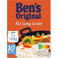 BEN'S ORIGINAL RIZ LONG GRAIN 10MIN 4x125g 500g (lot de 6)
