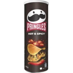 Pringles Chips tuiles Hot & Spicy goût piment et épices 175g