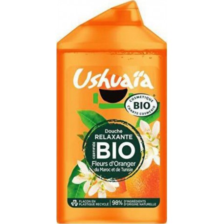 Ushuaïa Gel Douche BIO Fleur d'Oranger 250ml