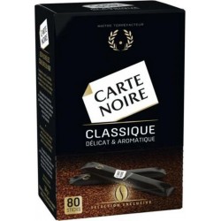 CARTE NOIRE Café instantané classique 80 sticks