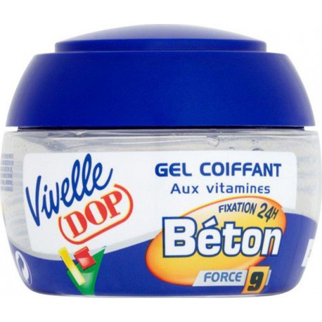 Vivelle DOP Gel Coiffant aux Vitamines Fixation 24h Force 9 Béton 150ml