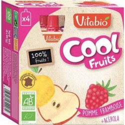 Vitabio Compotes Pomme Framboise 4x90g