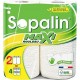 Sopalin Essuie-tout Sur Mesure Blanc 2 maxi rouleaux