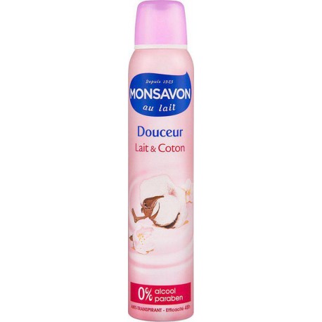 Monsavon au Lait Douceur Lait & Coton 200ml (lot de 2)