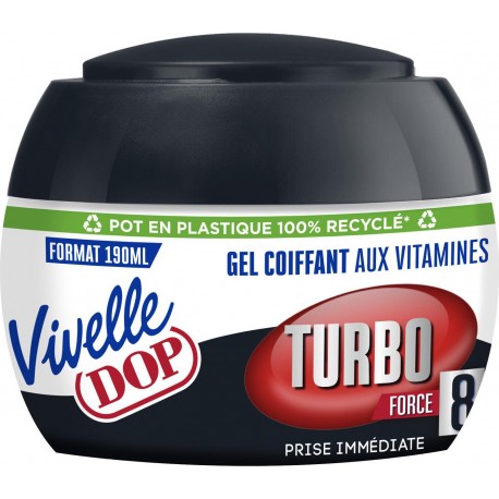 VIVELLE DOP Gel Coiffant Turbo 190ml (lot de 3)