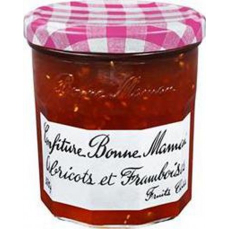 BONNE MAMAN Confiture extra abricots et framboises 370g